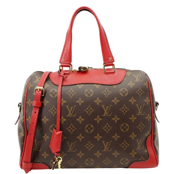 Louis Vuitton  Retiro NM Monogram Canvas 2Way Shoulder Bag Red - Picture 1 of 13